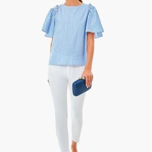 Pomander Place Striped Mollie Blouse